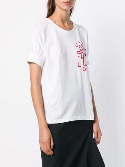 Shop Aalto Love Angel Printed T-shirt In White