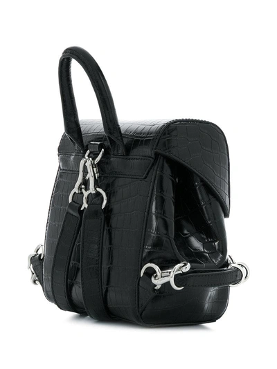 Shop Alexander Wang Hook Embossed Backpack - Black