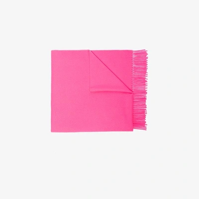 Shop Acne Studios 'canada' Schal In Pink/purple