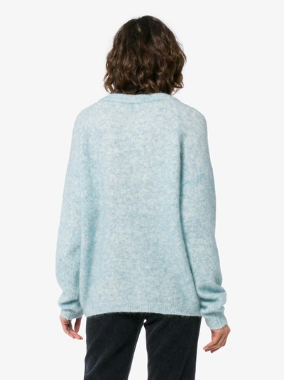 Shop Acne Studios Oversized Wool Jumper In Blue