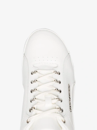 Shop Saint Laurent Jump Sneakers In White