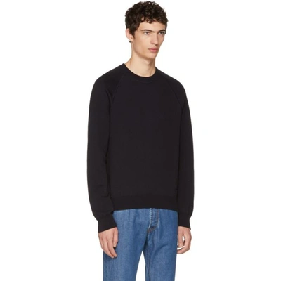 Shop Brioni Black Classic Sweatshirt In 4110 Navy/b