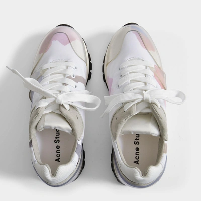 Shop Acne Studios Joriko Flower Print Sneakers In Flower Print Nylon