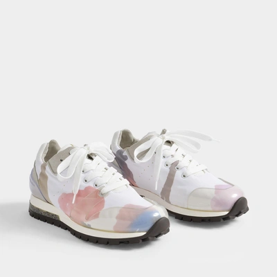 Shop Acne Studios Joriko Flower Print Sneakers In Flower Print Nylon