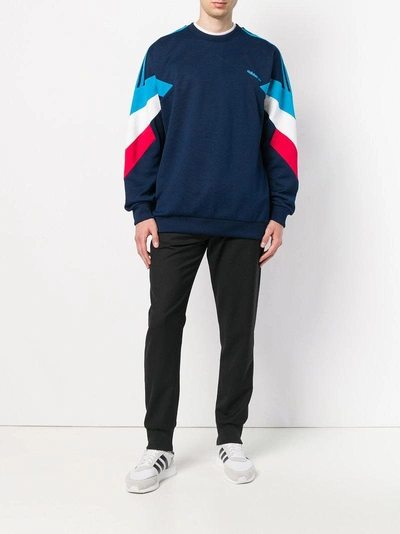 Adidas Originals Adidas Palmeston Sweatshirt - Blue | ModeSens