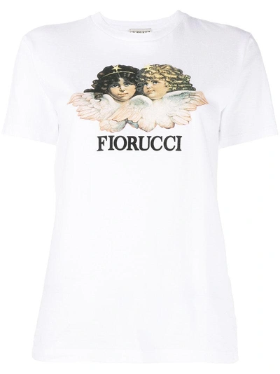 Shop Fiorucci T-shirt Mit Logo-print - Weiss In White