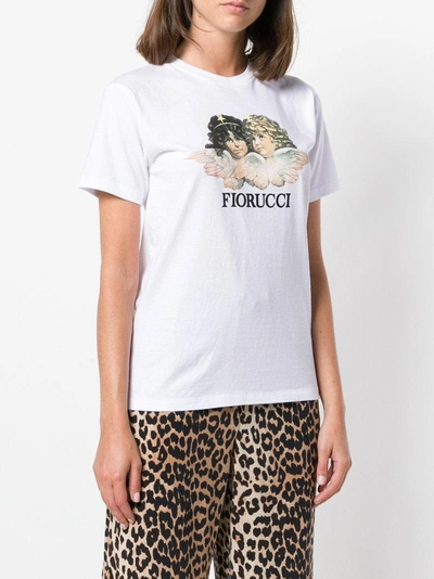 Shop Fiorucci T-shirt Mit Logo-print - Weiss In White
