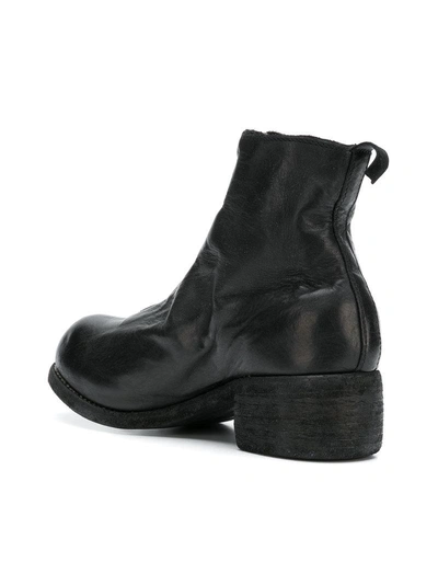 Shop Guidi Front Zip Boots In Black