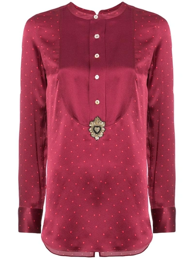 Shop Figue Milagro Tux Shirt - Red