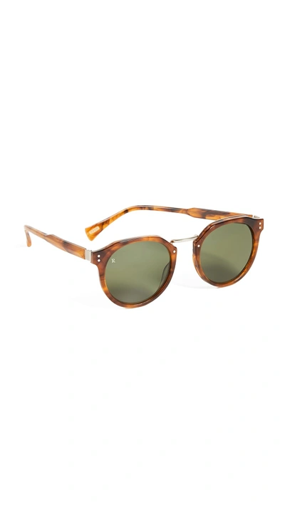 Shop Raen Remmy 49 Sunglasses In Brown/green