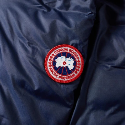 Shop Canada Goose Lodge Jacket In Blue