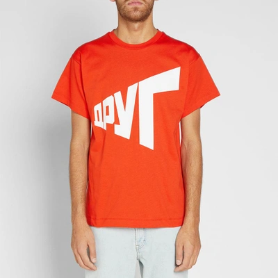 Shop Gosha Rubchinskiy Graphic Friend Tee In Red