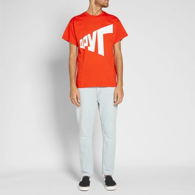 Shop Gosha Rubchinskiy Graphic Friend Tee In Red