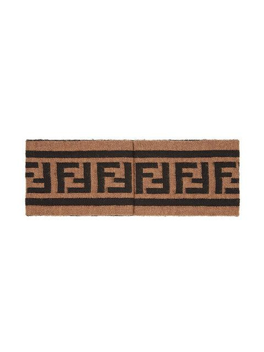 Fendi Men s Ff Vocabulary Wool Headband In Camel ModeSens