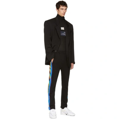 XANDER ZHOU XANDER ZHOU BACK RAINBOW STRIPED SWEATPANTS 