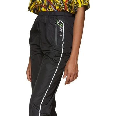 Shop Prada Black Track Suit Lounge Pants In F0002 Black