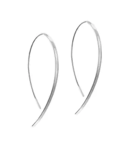 Shop Lana Jewelry Women's 14k White Gold Hoop Earrings