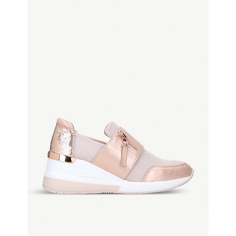 michael kors pink trainers