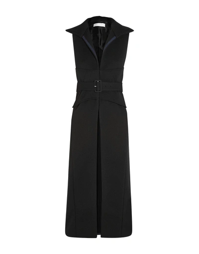 Shop Victoria Beckham Full-length Jacket In Black