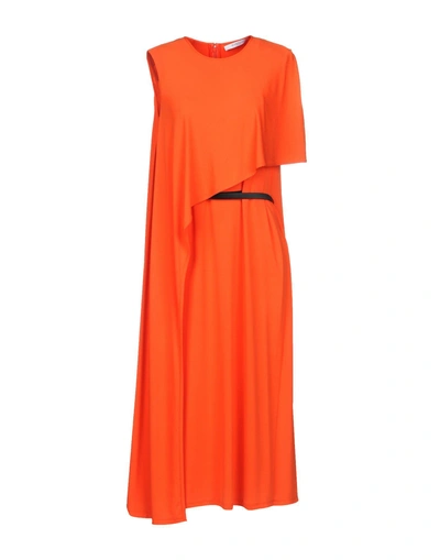 Shop Givenchy Knee-length Dresses In Coral