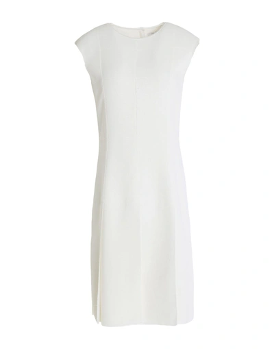 Shop Agnona Short Dress In Ivory