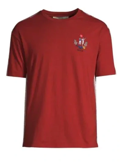 Bally Men s Animals Jersey T shirt Red In Red ModeSens