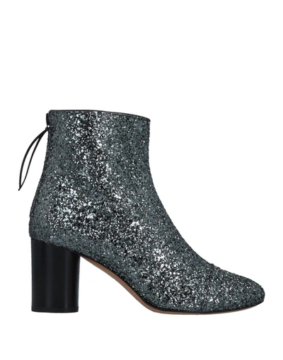 Shop Isabel Marant Ankle Boots In Steel Grey