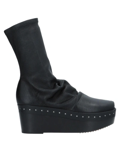 Shop Rick Owens Ankle Boot In Black