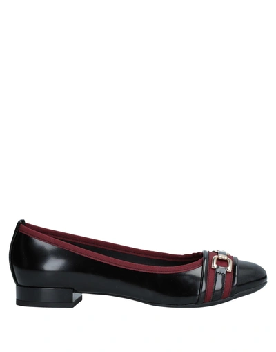 Shop Geox Ballet Flats In Black