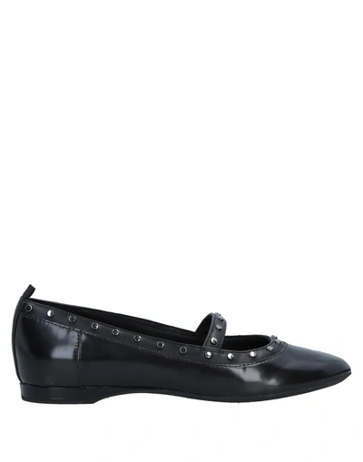 Shop Geox Ballet Flats In Black