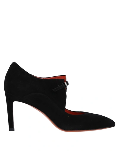 Shop Santoni Pump In Black