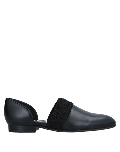 Shop Loewe Loafers In Black