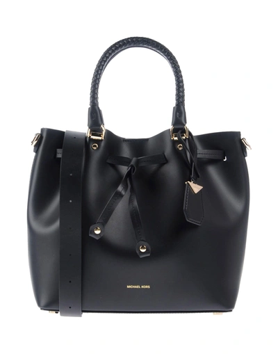 Shop Michael Michael Kors Handbags In Black