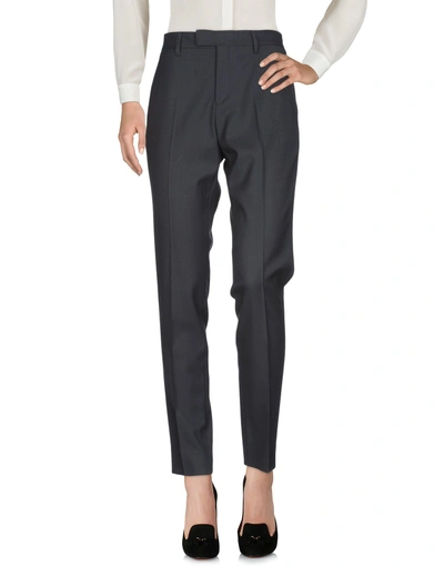 Shop Miu Miu Casual Pants In Black