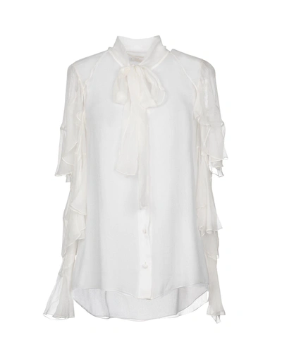 Shop Chloé Shirts & Blouses With Bow In White