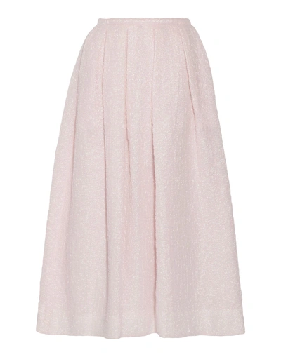 Shop Rochas Long Skirts In Pink