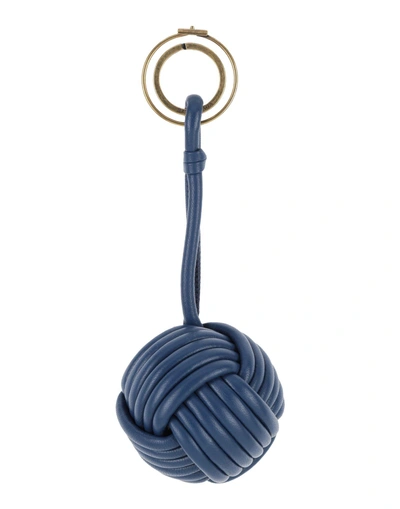 Shop Balenciaga Key Ring In Blue