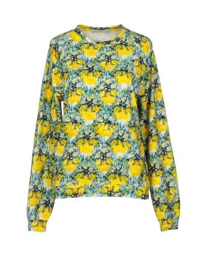 Shop Mary Katrantzou Sweatshirt In Yellow