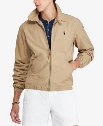 Shop Polo Ralph Lauren Men's Bayport Windbreaker, Created For Macy's In Luxury Tan