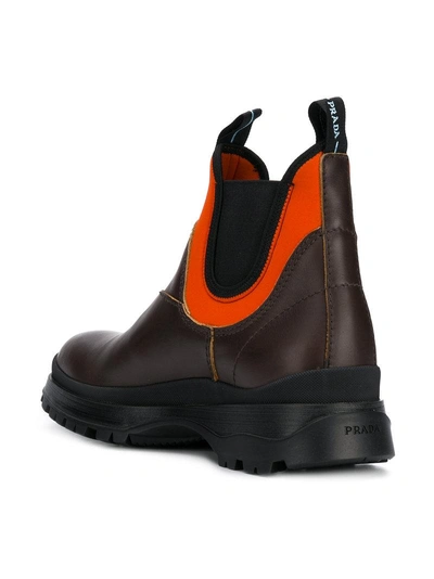 Shop Prada Ankle Boots - Brown