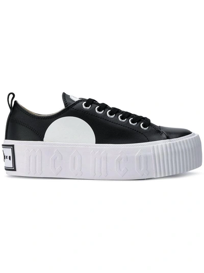 Shop Mcq By Alexander Mcqueen Mcq Alexander Mcqueen Platform Low Top Sneakers - Black