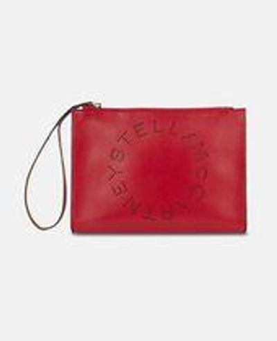 Shop Stella Mccartney Clutch Bags In Red