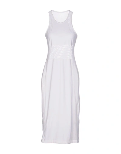 Shop Alexander Wang T 3/4 Length Dress In White