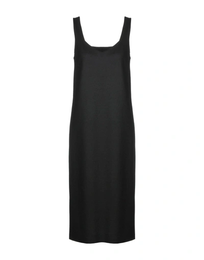 Shop Barena Venezia 3/4 Length Dresses In Black