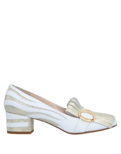Shop Franco Colli Woman Loafers White Size 7 Soft Leather