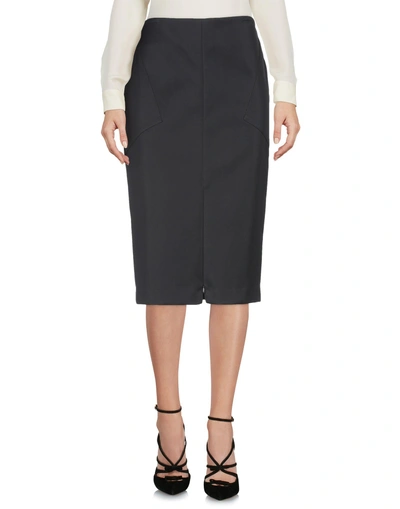 Shop Protagonist 3/4 Length Skirts In Black