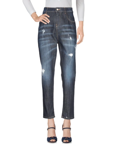 Shop Manila Grace Denim Pants In Blue