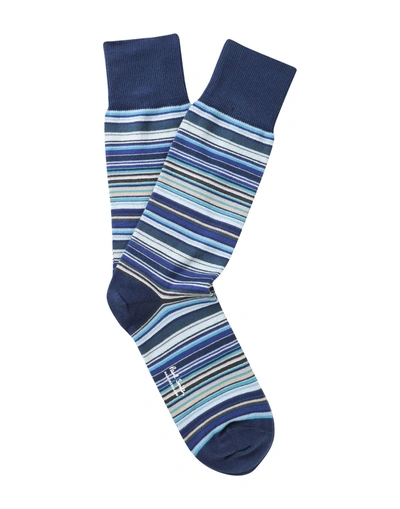 Shop Paul Smith Short Socks In Blue