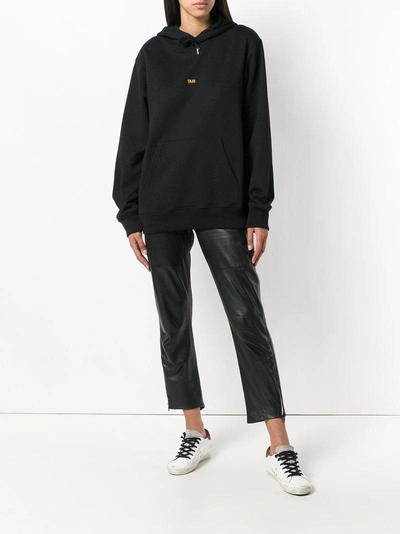 Shop Helmut Lang Taxi Print Hoodie - Black