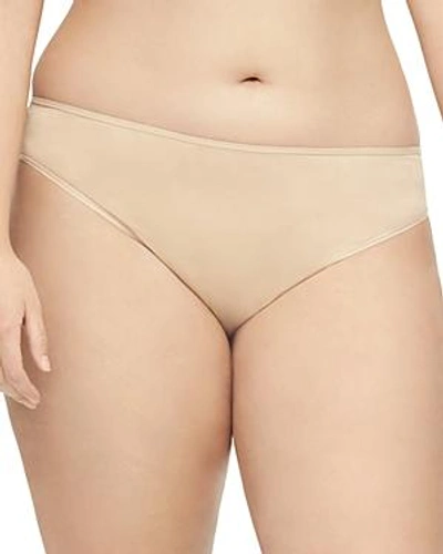 Shop Calvin Klein Plus Form Cotton Bikini In Bare